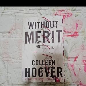 Without Merit by Colleen Hoover - Paperback Novel, White with Red Accents